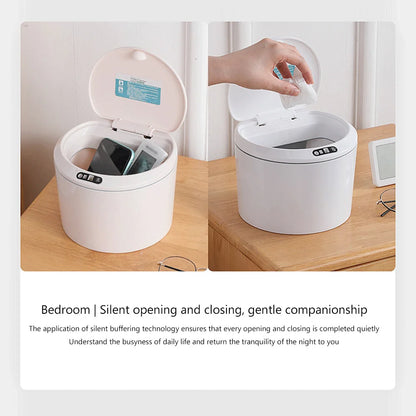Smart Sensor Trash Can - 3L Automatic Waste Bin | USB Rechargeable, Compact & Easy to Clean - ZOOMNSTORE