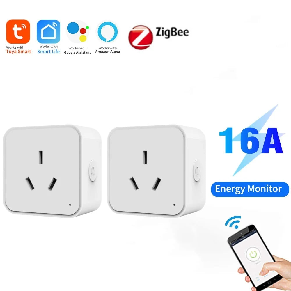 Smart Socket AU Plug - Wireless Zigbee & WiFi Remote Control Outlet with Timing - ZOOMNSTORE