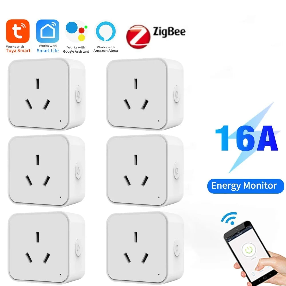 Smart Socket AU Plug - Wireless Zigbee & WiFi Remote Control Outlet with Timing - ZOOMNSTORE