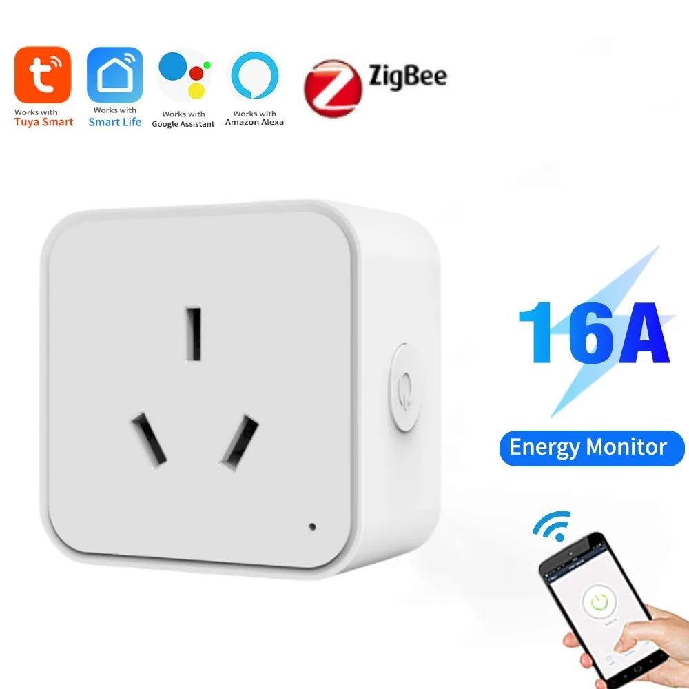 Smart Socket AU Plug - Wireless Zigbee & WiFi Remote Control Outlet with Timing - ZOOMNSTORE