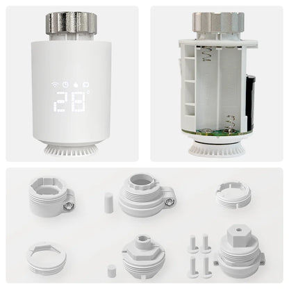 Smart Thermostatic Radiator Valve | Alexa Compatible TRV, Child Lock & Weekly Schedule Function - ZOOMNSTORE