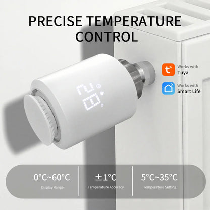 Smart Thermostatic Radiator Valve | Alexa Compatible TRV, Child Lock & Weekly Schedule Function - ZOOMNSTORE