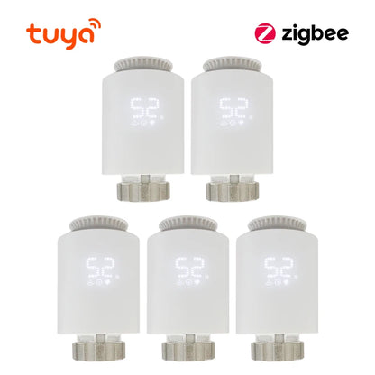 Smart Thermostatic Radiator Valve | Alexa Compatible TRV, Child Lock & Weekly Schedule Function - ZOOMNSTORE
