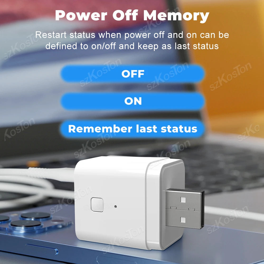 Smart USB Adapter - WiFi Zigbee USB Plug with Timer | Voice Controlled & Alexa Compatible - ZOOMNSTORE