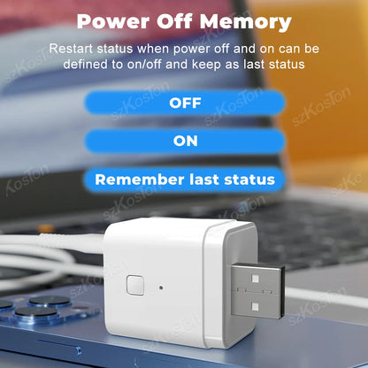 Smart USB Adapter - WiFi Zigbee USB Plug with Timer | Voice Controlled & Alexa Compatible - ZOOMNSTORE