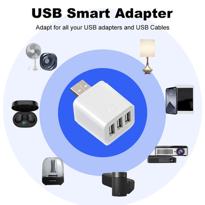 Smart USB Adaptor WiFi Zigbee Mini USB Charger With Voice Control & Timer - ZOOMNSTORE