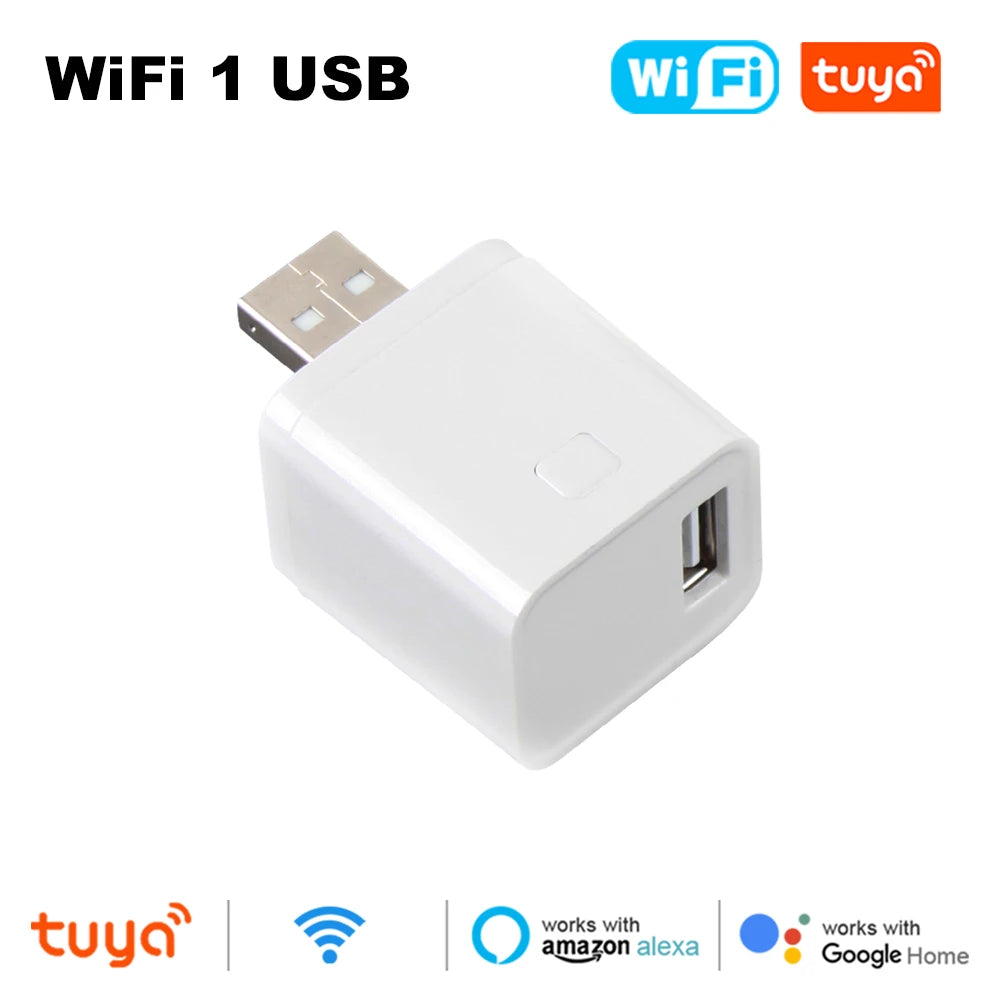Smart USB Adaptor WiFi Zigbee Mini USB Charger With Voice Control & Timer - ZOOMNSTORE