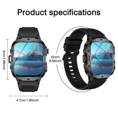 Smart Watch Bluetooth Call - Fitness Tracker, Message Reminder, Dual Straps - ZOOMNSTORE
