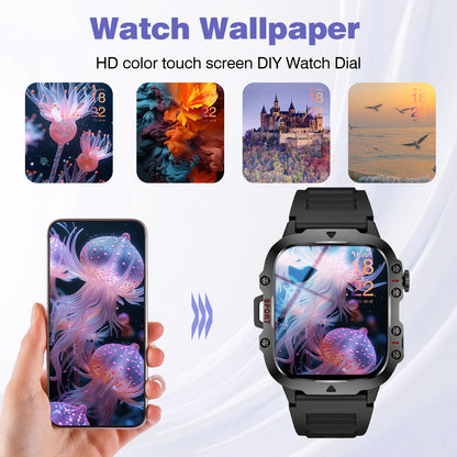 Smart Watch Bluetooth Call - Fitness Tracker, Message Reminder, Dual Straps - ZOOMNSTORE