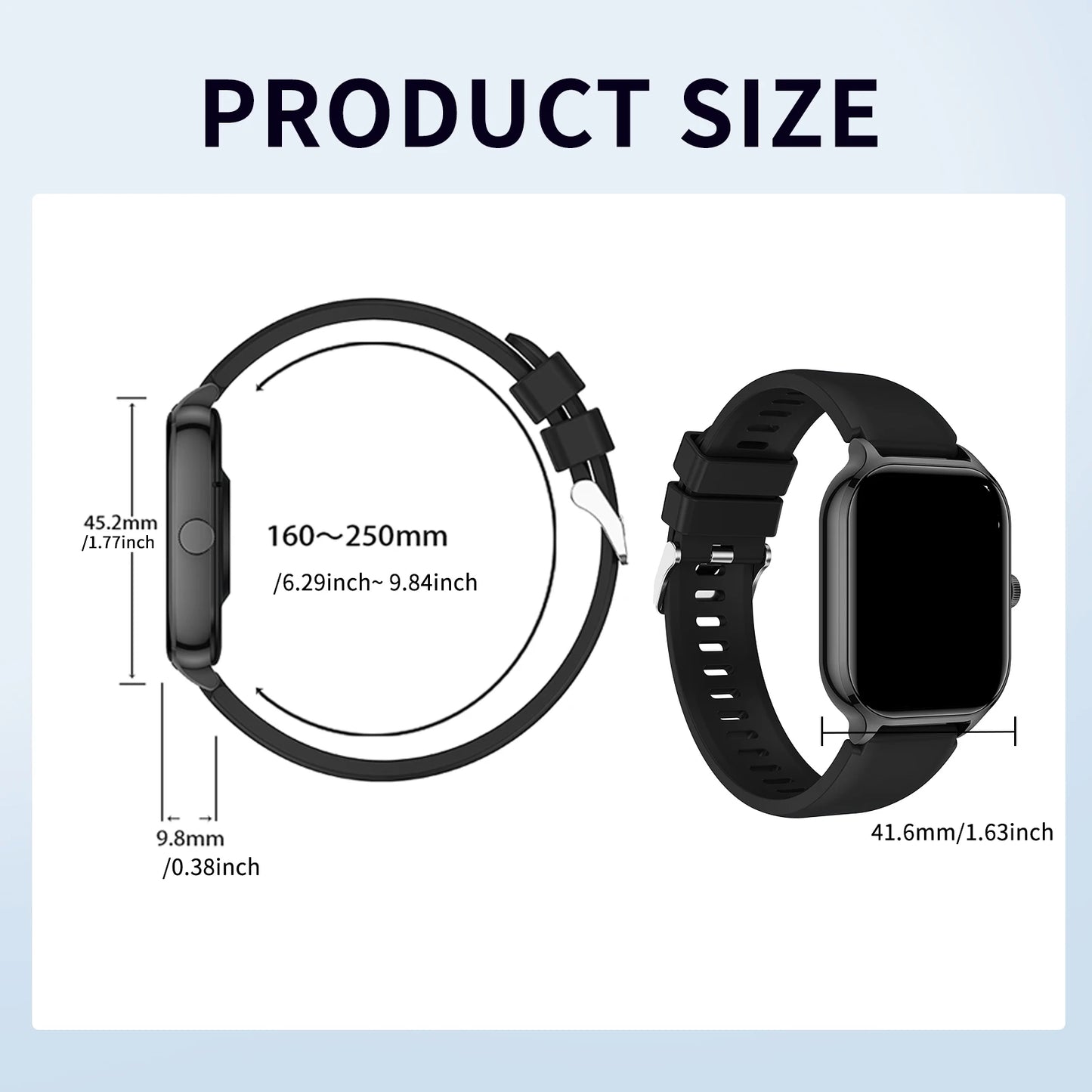 Smart Watch Fitness - Wireless Calling Watch With Sport Mode Tracker & Call Reminder Feature - ZOOMNSTORE
