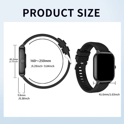 Smart Watch Fitness - Wireless Calling Watch With Sport Mode Tracker & Call Reminder Feature - ZOOMNSTORE