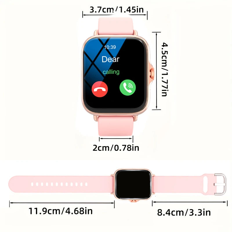 Smart Watch - Touchscreen Call  Message Alerts Music Control iPhone  Android Compatible - ZOOMNSTORE