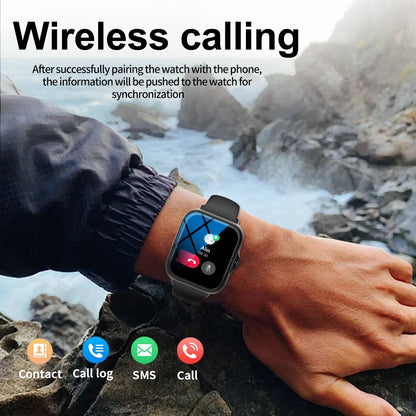 Smart Watch - Touchscreen Call  Message Alerts Music Control iPhone  Android Compatible - ZOOMNSTORE