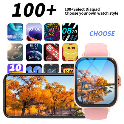 Smart Watch - Touchscreen Call  Message Alerts Music Control iPhone  Android Compatible - ZOOMNSTORE