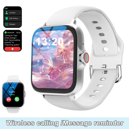 Smart Watch - Touchscreen Call  Message Alerts Music Control iPhone  Android Compatible - ZOOMNSTORE
