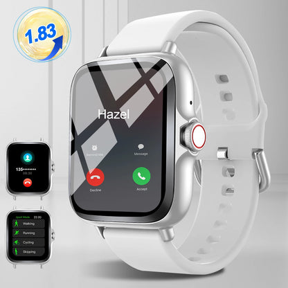Smart Watch - Touchscreen Call  Message Alerts Music Control iPhone  Android Compatible - ZOOMNSTORE