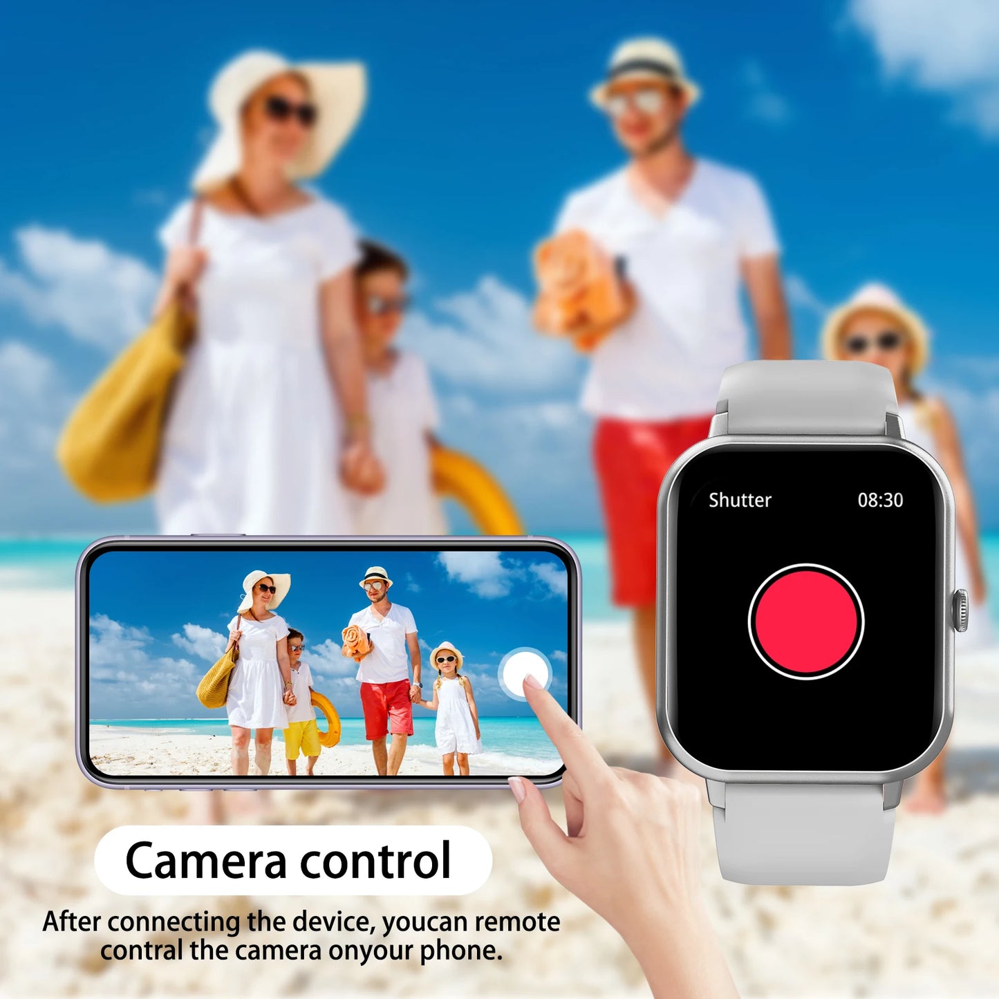 Smart Watch - Wireless Calling, Multi Sport Mode, Fitness Tracker for Men & Women - ZOOMNSTORE