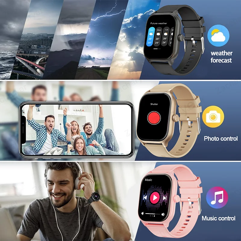 Smart Watch - Wireless Calling | Multi Sport Smartwatch With Heart Rate Monitor - ZOOMNSTORE