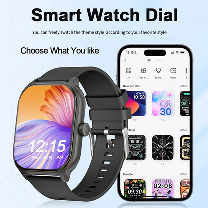 Smart Watch - Wireless Calling | Multi Sport Smartwatch With Heart Rate Monitor - ZOOMNSTORE