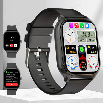 Smart Watch - Wireless Calling Multi Sport Smartwatch with Heart Rate Monitor - ZOOMNSTORE