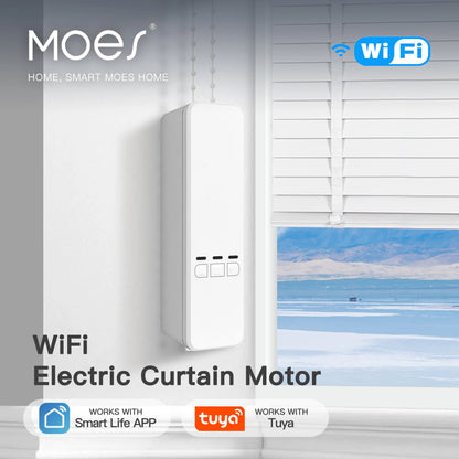 Smart WiFi Electric Roller Blinds - Tuya Motorized Shades with RF Remote  App Control - ZOOMNSTORE