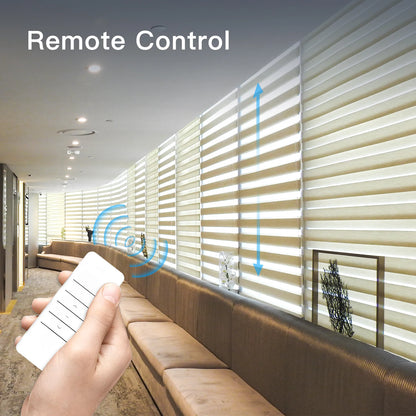 Smart WiFi Electric Roller Blinds - Tuya Motorized Shades with RF Remote  App Control - ZOOMNSTORE