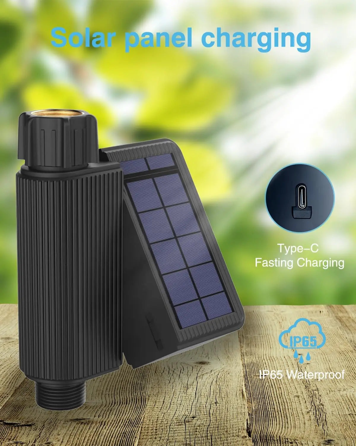 Smart WiFi Solar Watering Timer - Drip Irrigation System with Flow Recorder - ZOOMNSTORE