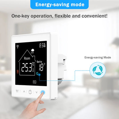 Smart Wifi Thermostat - Programmable Heating Thermostat For Floor Heating Control - ZOOMNSTORE