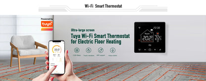 Smart Wifi Thermostat - Programmable Heating Thermostat For Floor Heating Control - ZOOMNSTORE