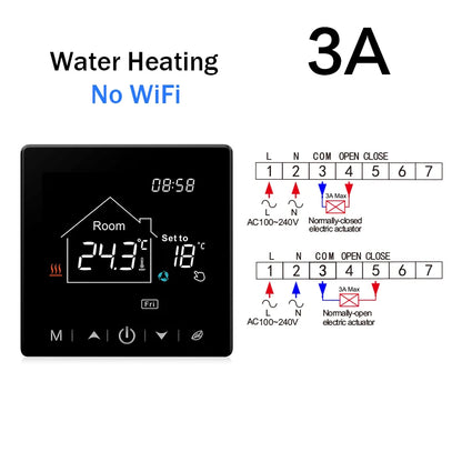 Smart Wifi Thermostat - Programmable Heating Thermostat For Floor Heating Control - ZOOMNSTORE