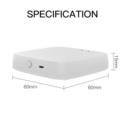 Smart ZigBee Bluetooth Hub - Multi-Mode Gateway with Tuya App  Voice Control via AlexaGoogle Home - ZOOMNSTORE