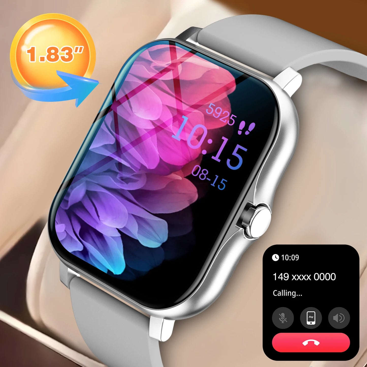 Smartwatch Phone Calling - Multi Sport Watch With Call Reminder & Message Alert - ZOOMNSTORE