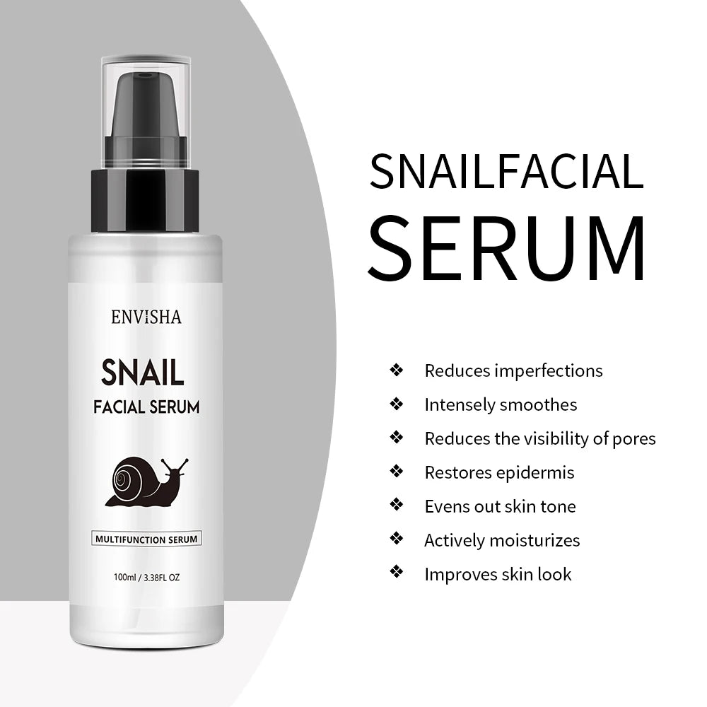 Snail Collagen Face Serum - Anti-Aging Moisturizer  Skin Firming Essence - ZOOMNSTORE