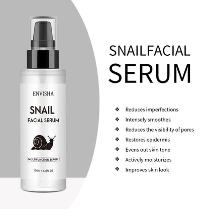 Snail Collagen Face Serum - Anti-Aging Moisturizer  Skin Firming Essence - ZOOMNSTORE