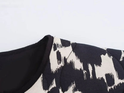 Snake Skin Print Long Sleeve Jacket - Womens Fashion Outerwear 2024 - ZOOMNSTORE