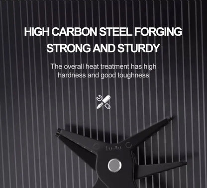 2 in 1 Snap Ring Pliers - Multifunctional Internal External Retaining Tool - ZOOMNSTORE