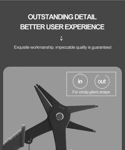 2 in 1 Snap Ring Pliers - Multifunctional Internal External Retaining Tool - ZOOMNSTORE