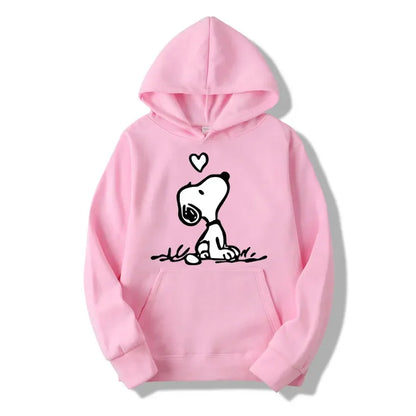 Snoopy Hoodie - Casual Pullover Sweatshirt for Couples - ZOOMNSTORE