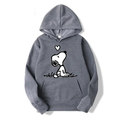 Snoopy Hoodie - Casual Pullover Sweatshirt for Couples - ZOOMNSTORE
