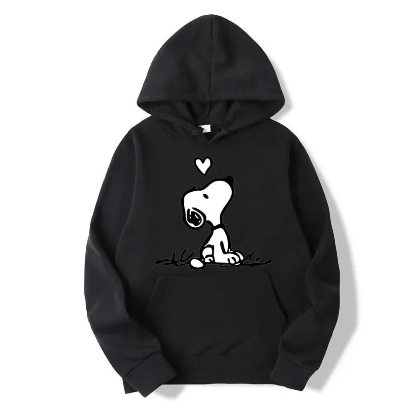 Snoopy Hoodie - Casual Pullover Sweatshirt for Couples - ZOOMNSTORE
