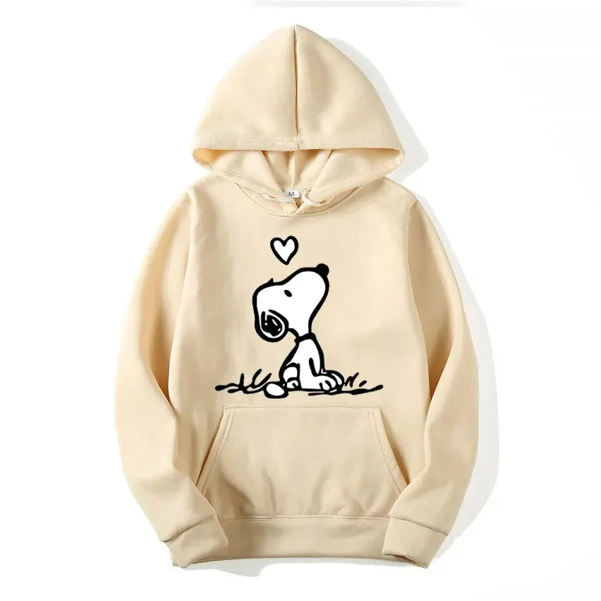 Snoopy Hoodie - Casual Pullover Sweatshirt for Couples - ZOOMNSTORE
