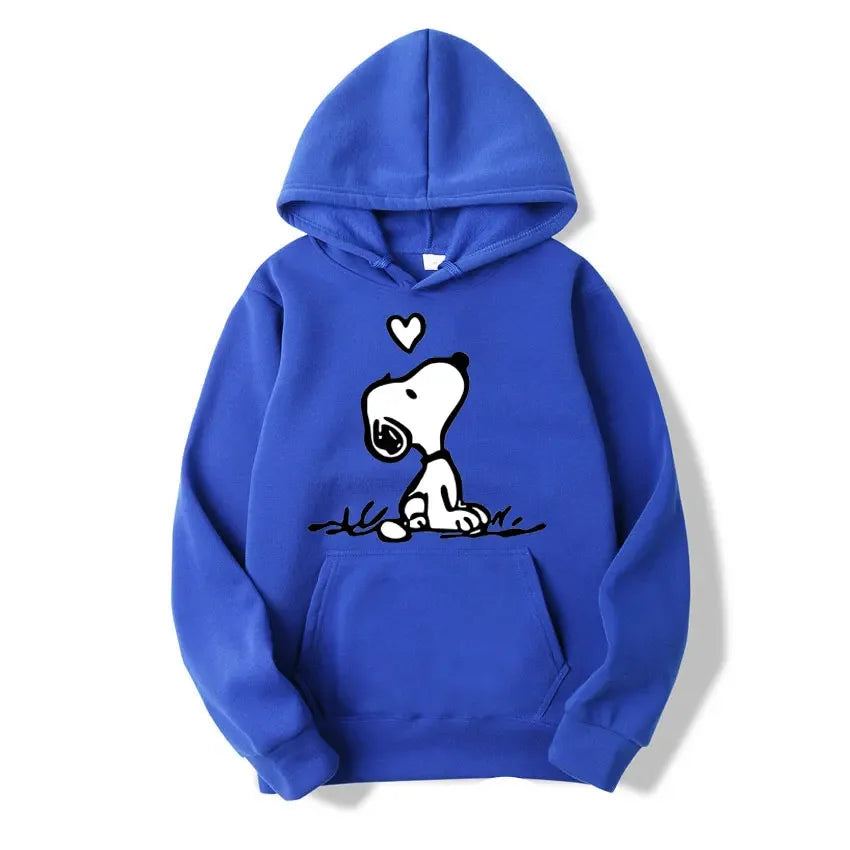 Snoopy Hoodie - Casual Pullover Sweatshirt for Couples - ZOOMNSTORE