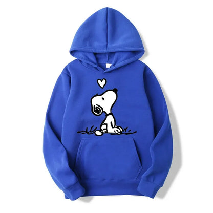 Snoopy Hoodie - Casual Pullover Sweatshirt for Couples - ZOOMNSTORE