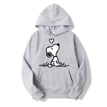 Snoopy Hoodie - Casual Pullover Sweatshirt for Couples - ZOOMNSTORE