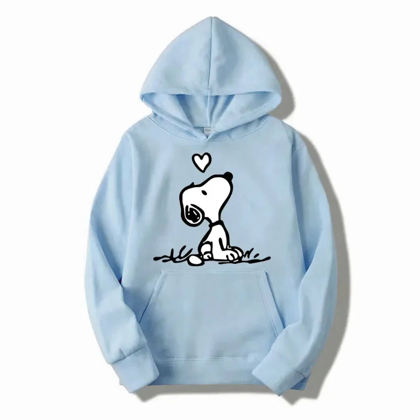 Snoopy Hoodie - Casual Pullover Sweatshirt for Couples - ZOOMNSTORE