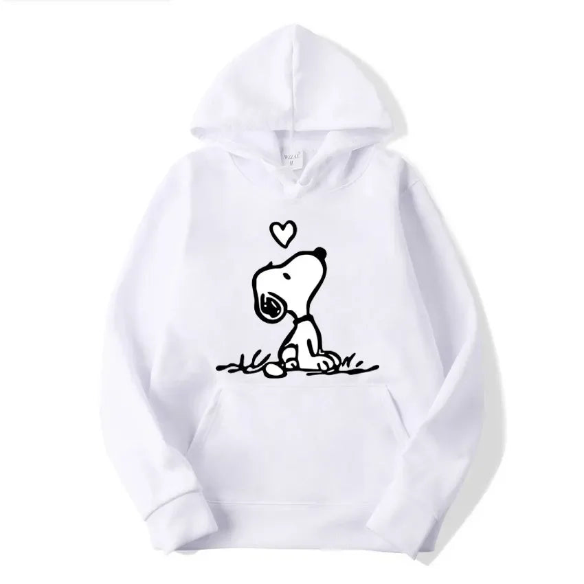 Snoopy Hoodie - Casual Pullover Sweatshirt for Couples - ZOOMNSTORE