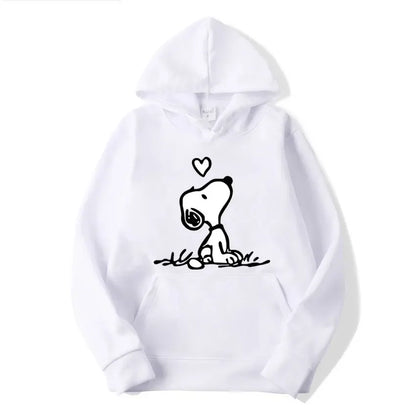 Snoopy Hoodie - Casual Pullover Sweatshirt for Couples - ZOOMNSTORE