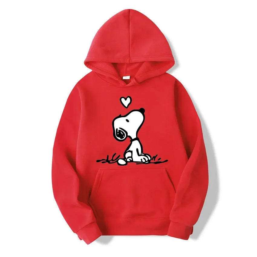 Snoopy Hoodie - Casual Pullover Sweatshirt for Couples - ZOOMNSTORE