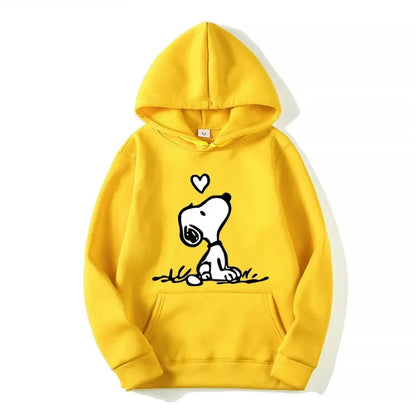 Snoopy Hoodie - Casual Pullover Sweatshirt for Couples - ZOOMNSTORE