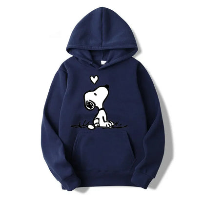 Snoopy Hoodie - Casual Pullover Sweatshirt for Couples - ZOOMNSTORE